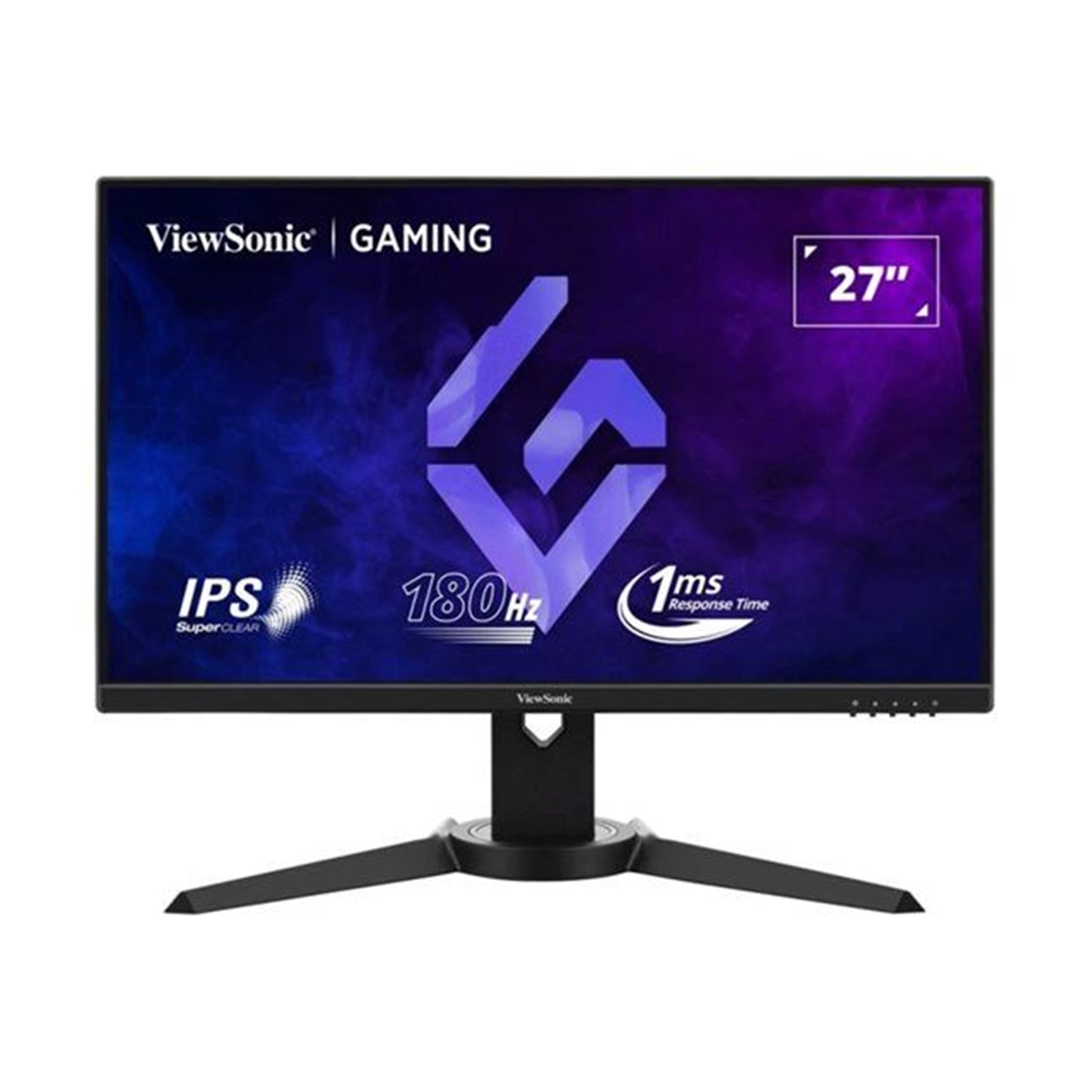 Viewsonic OMNI VX2779J-HD-PRO 27 Inch IPS Gaming Monitor, Full HD, 180Hz, 1ms, 2x HDMI, DisplayPort, Freesync, HDR10, Height Adjustable, Swivel, Rotate, VESA
