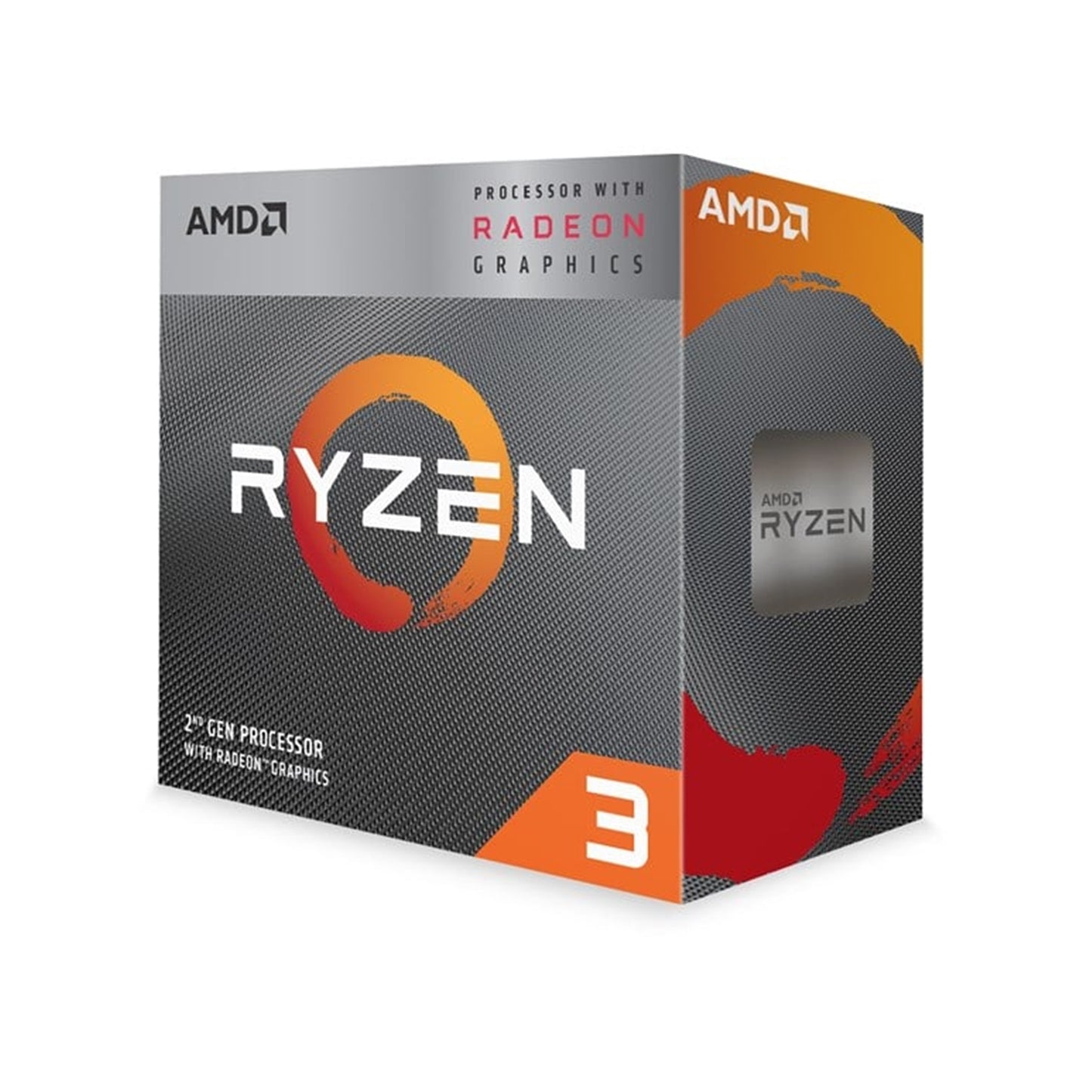AMD Ryzen 3 3200G 4 Core AM4 Processor 3.8Ghz up to 4.0Ghz Turbo, 4MB Cache, 65W Wraith Stealth Cooler, Radeon Vega 8 Graphics