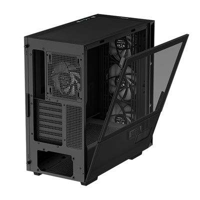 DeepCool CH560 Digital, Black, Mid Tower Gaming Case, Tempered Glass, 4x ARGB Fans, E-ATX/ATX/MicroATX