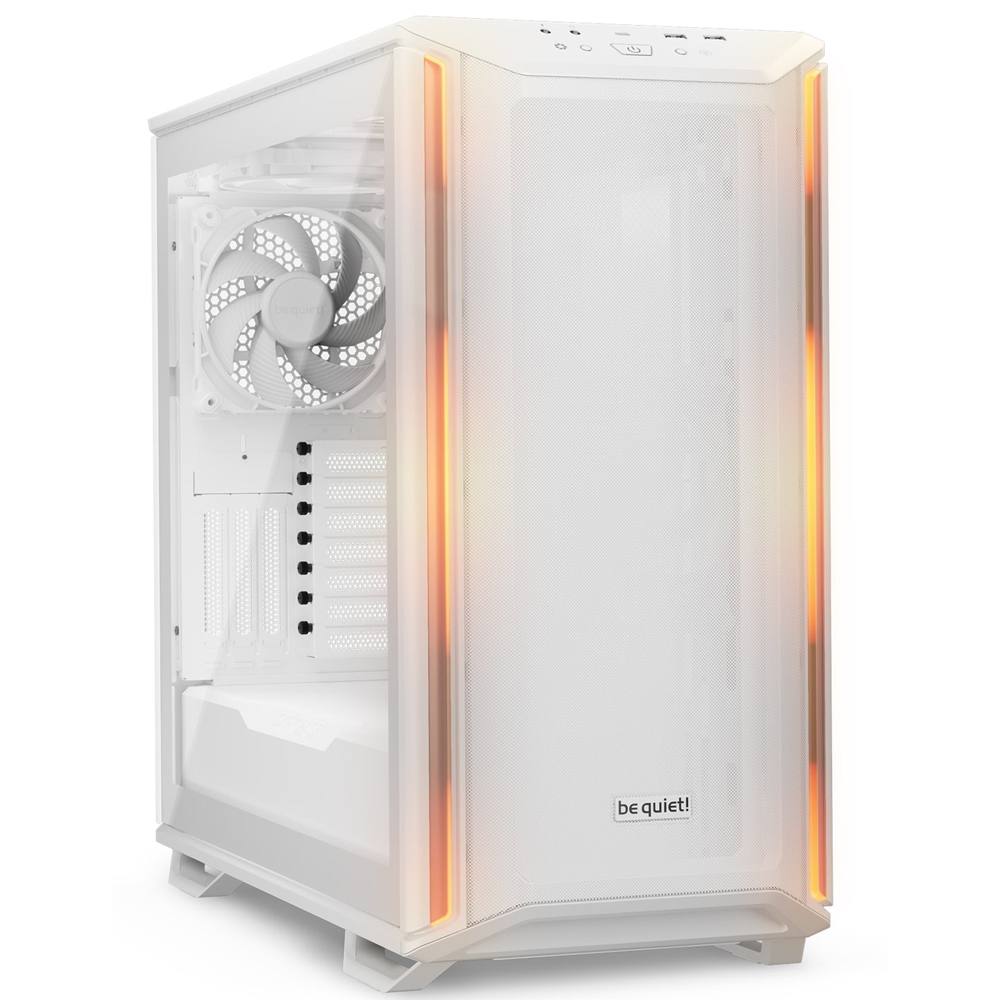 be quiet! Dark Base 701 Full Tower Gaming PC Case, White, 3 x Silent Wings 4 Fans, ARGB with Controller