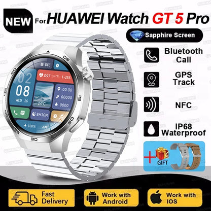 Huawei Watch GT5 Pro 2025 - Smartwatch with AMOLED Screen, NFC, GPS Tracker, Bluetooth Call, Health Features & Waterproof for Men & Women