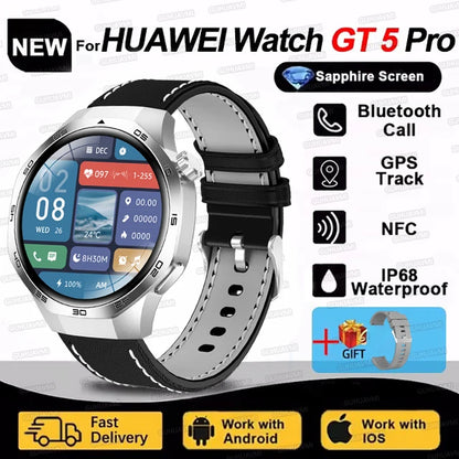 Huawei Watch GT5 Pro 2025 - Smartwatch with AMOLED Screen, NFC, GPS Tracker, Bluetooth Call, Health Features & Waterproof for Men & Women