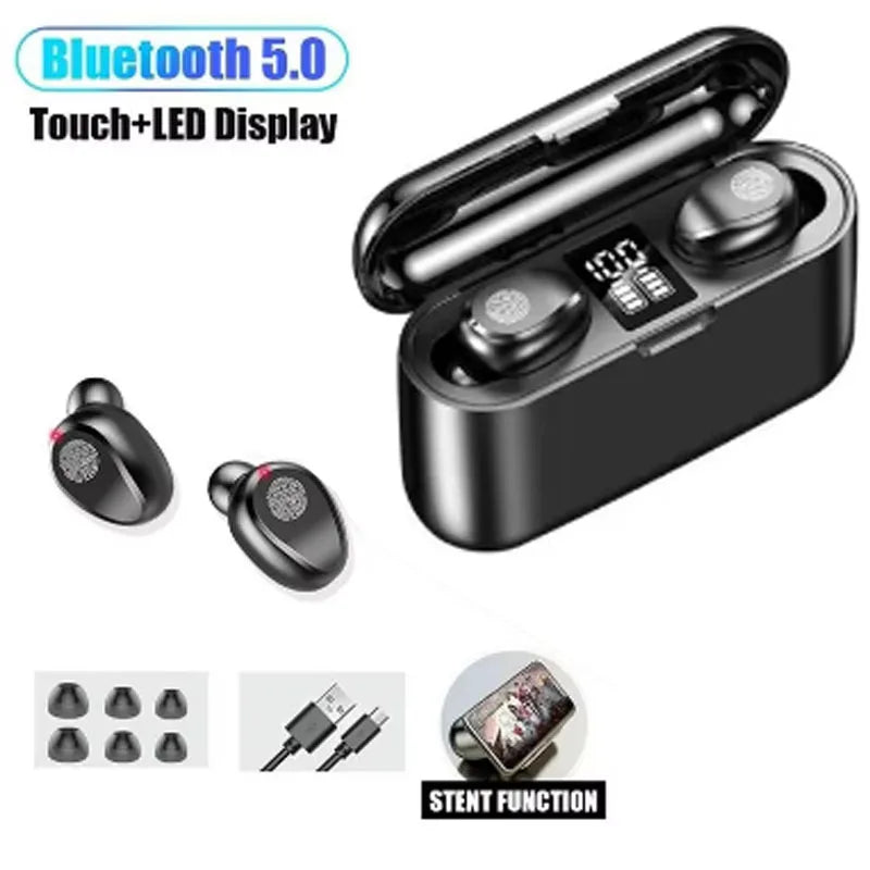 Earphones For  Huawei Nova 11 Oppo A97 5G Bluetooth HiFi Sport Earpiece Noise Reduction Music Headphones Touch Control Earbuds