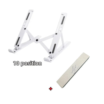 Adjustable Foldable Laptop Stand – Portable ABS Notebook Holder for MacBook Air/Pro, Convenient Support Base