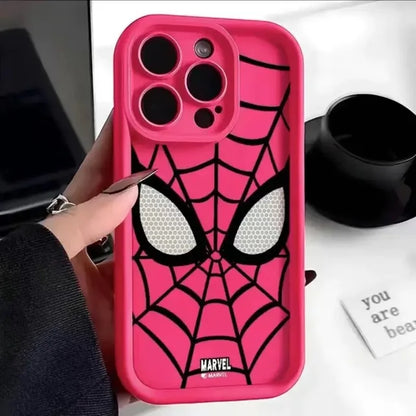 Marvel Spider-Man TPU Phone Case for iPhone 16, 15, 14, 13, 12, 11, XR, XS, 7, 8 Plus - Soft Silicone, Multistep, Cool & Protective Cover