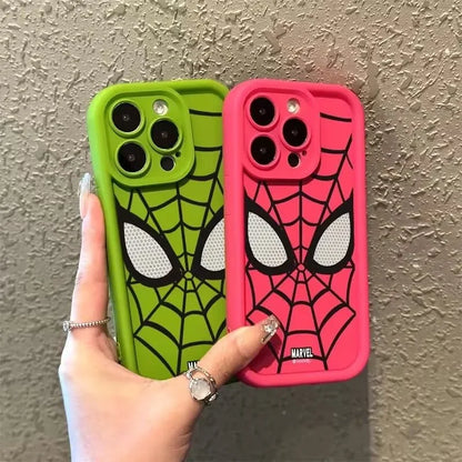 Marvel Spider-Man TPU Phone Case for iPhone 16, 15, 14, 13, 12, 11, XR, XS, 7, 8 Plus - Soft Silicone, Multistep, Cool & Protective Cover