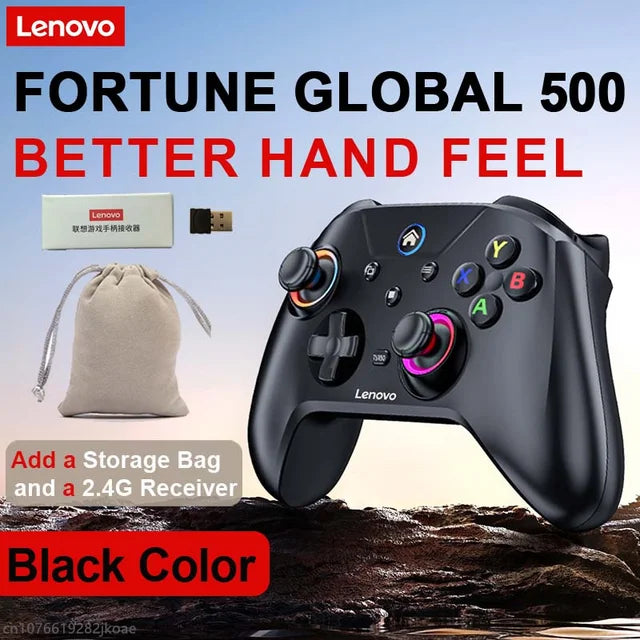 New Lenovo S02 Wireless Bluetooth RGB Controller for Nintendo Switch OLED/Switch Lite/PC/Mobile Gamepad Multi-Function Joystick