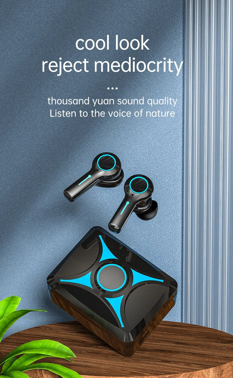 TWS Wireless Headphones Bluetooth 5.2 Headset HD Sound Stereo Headset With Charging box for  POCO M4 Pro Oppo A97 Realme Q3i 5G