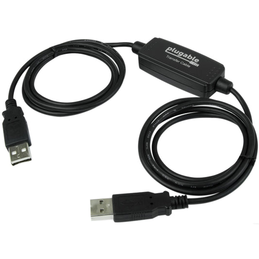 Plugable USB-EASY-TRAN Windows XP/Vista/7/8/8.1/10/11 PC to PC Transfer Cable