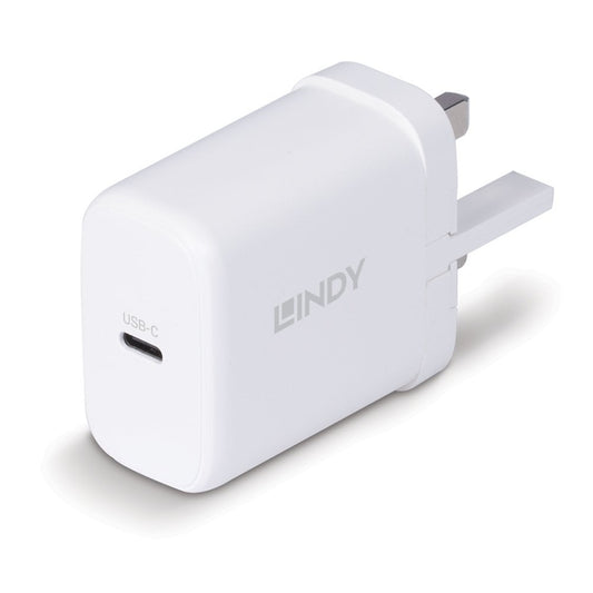 LINDY 73427 65W USB Type C GaN Charger UK Plug