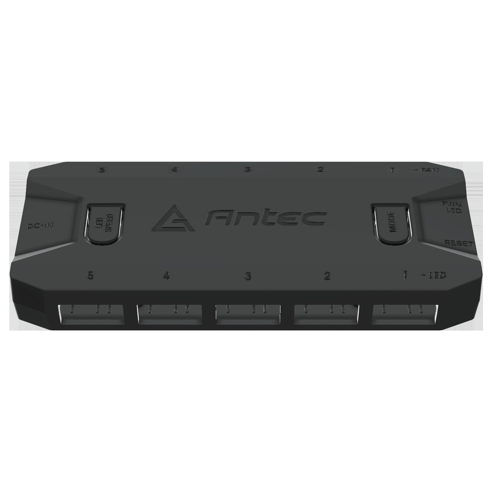 Antec ARGB & Fan Controller - 5 PWM Fan Ports, 5 ARGB LED Ports, SATA Power, Compact Design, 2-Year Warranty