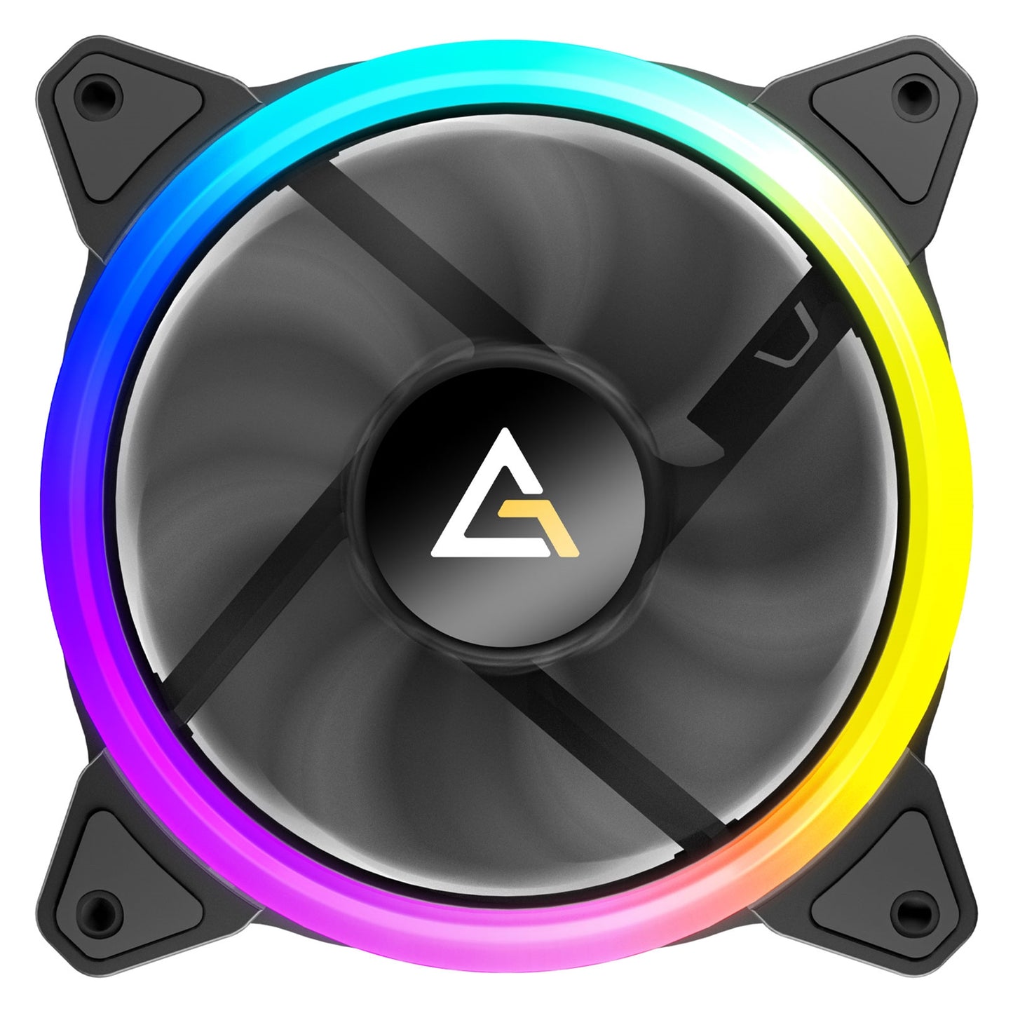 Antec Neon 120 ARGB PWM Case Fan - Hydro Bearing, 800-1600 RPM, Black