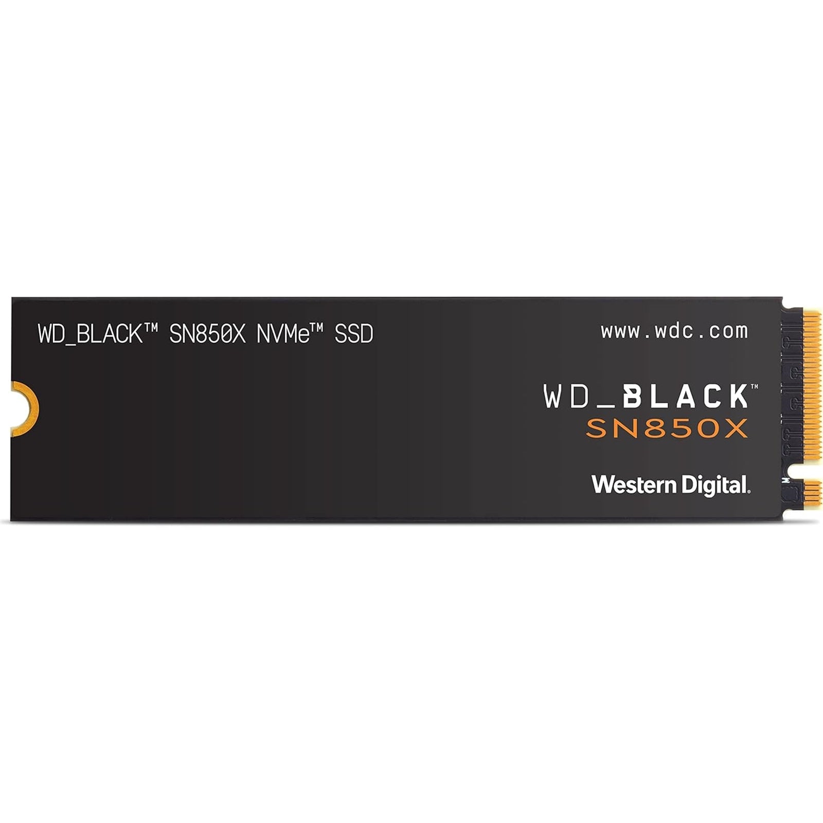 WD Black SN850X (WDS200T2X0E) 2TB NVMe SSD, M.2 Interface, PCIe Gen4, 2280, Read 73000MB/s, Write 6300MB/s, 5 Year Warranty