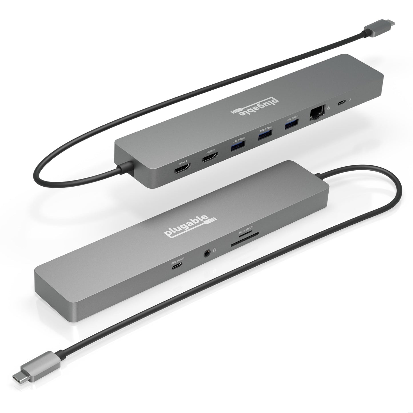 Plugable USBC-11IN1E 11 in 1 Portable USB-C Ethernet Docking Station