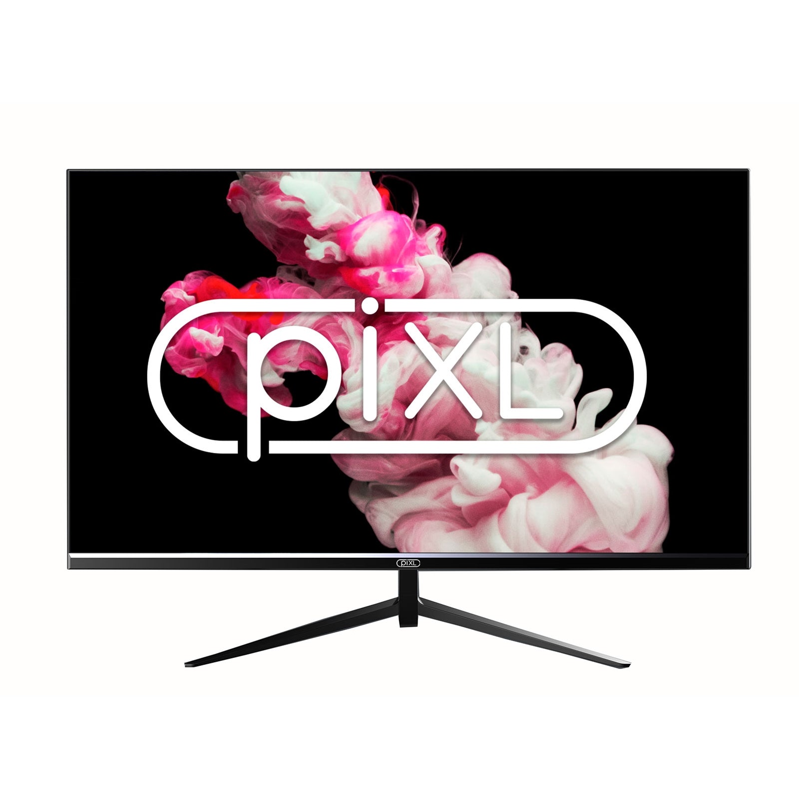 piXL PX27IVH 27 Inch Frameless Monitor, Widescreen IPS LED Panel, True -to-Life Colours, Full HD 1920x1080, 5ms Response Time, 75Hz Refresh, HDMI, VGA, Black Finish, 3 Year Warranty