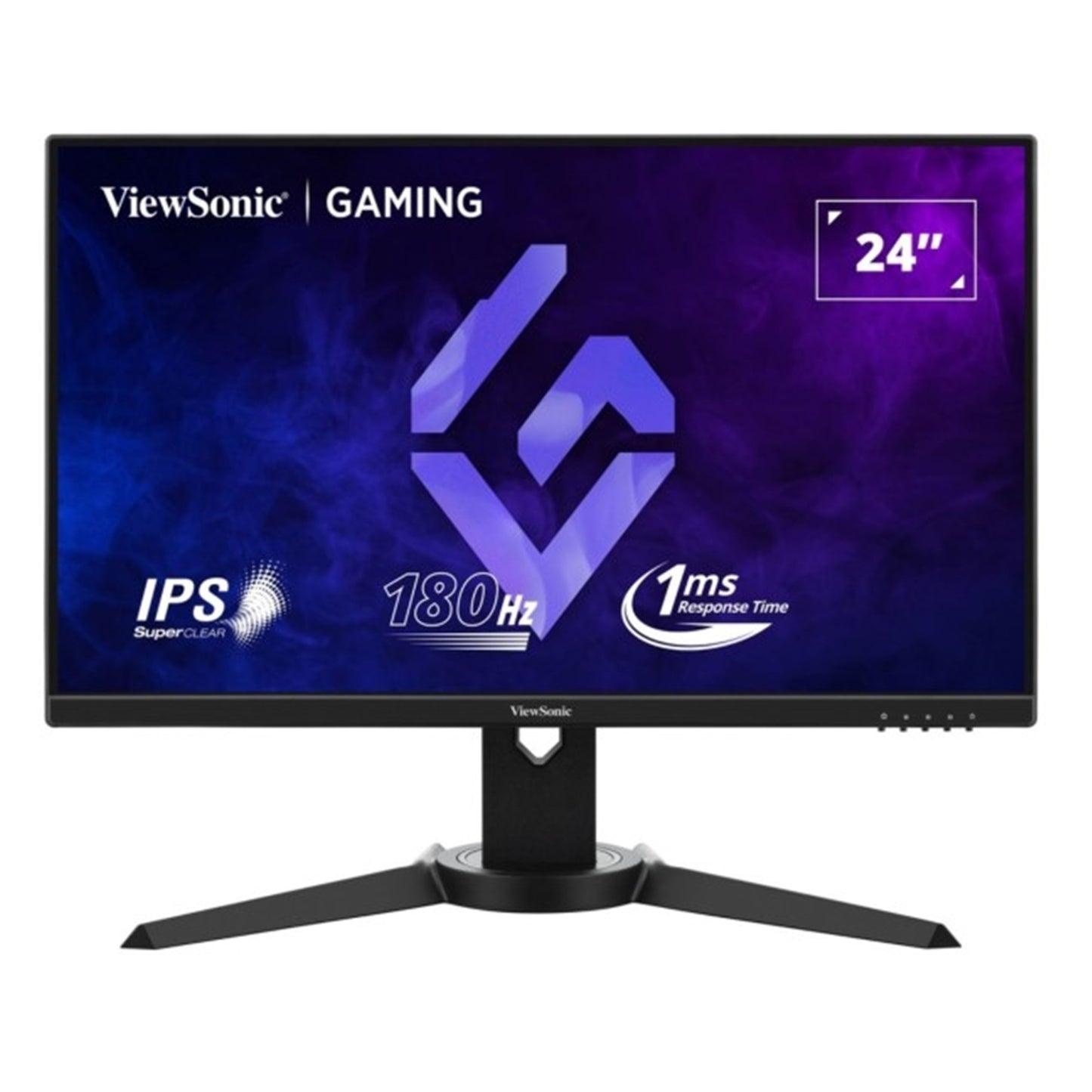 Viewsonic VX2479J-HD-PRO 24 Inch IPS Gaming Monitor, Full HD, 180Hz, 1ms, Freesync, HDMI, Display Port, Height Adjust, Pivot, Swivel, VESA