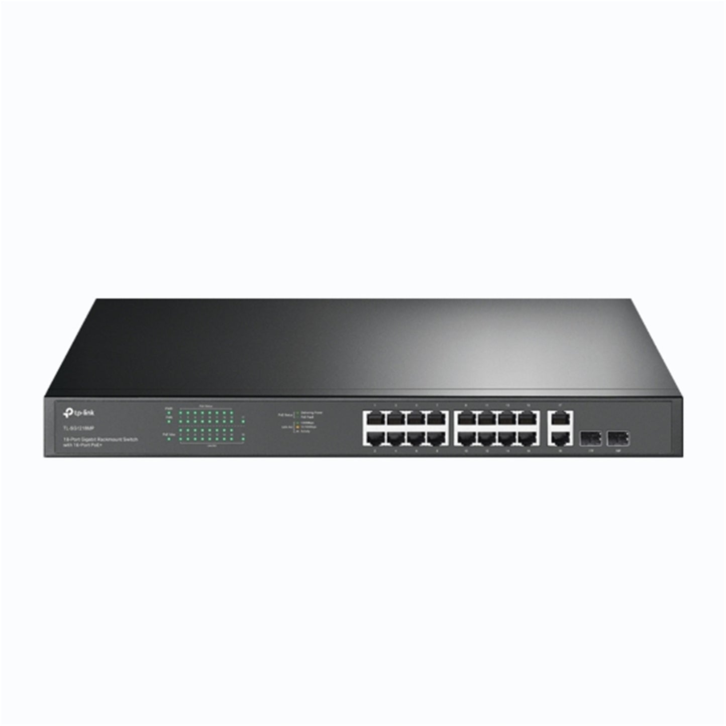 TP-Link TL-SG1218MP 18-Port Metal Gigabit Rackmount PoE Switch with 16 PoE+ (250W)