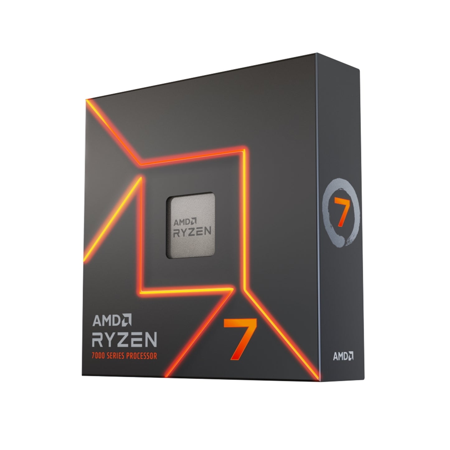 AMD Ryzen 7 7700X 4.5GHz 8 Core AM5 Processor, 16 Threads, 5.4GHz Boost, Radeon Graphics