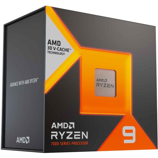 AMD Ryzen 9 7900X3D 4.4GHz 12 Core AM5 Processor, 24 Threads, 5.6GHz Boost, Radeon Graphics