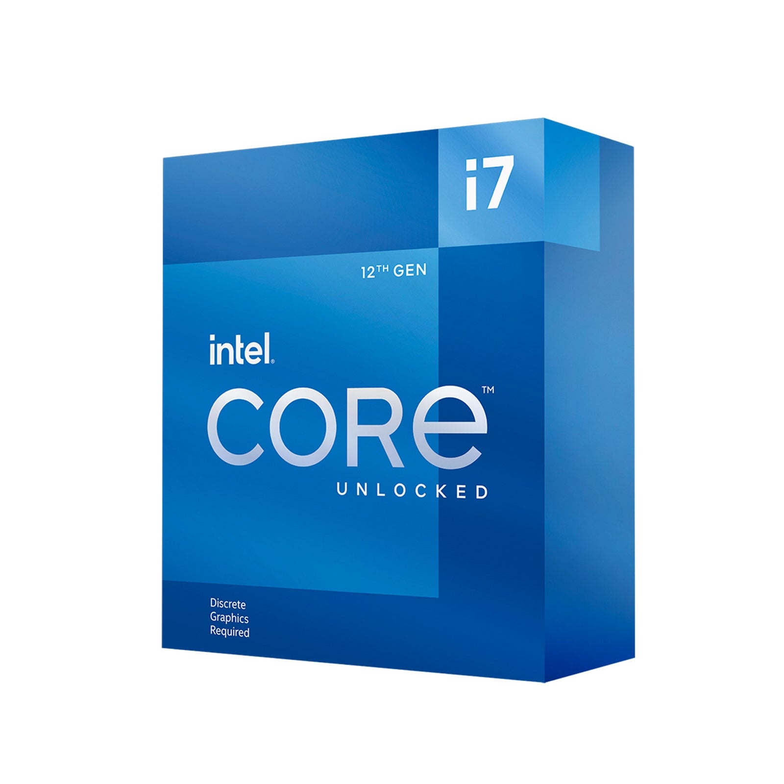 Intel 12th Gen Core i7-12700KF 12 Core Desktop Processor 20 Threads, 3.6GHz up to 5.0GHz Turbo Alder Lake Socket LGA1700, 25MB Cache, 125W, Maximum Turbo Power 190W, No Graphics, No Cooler