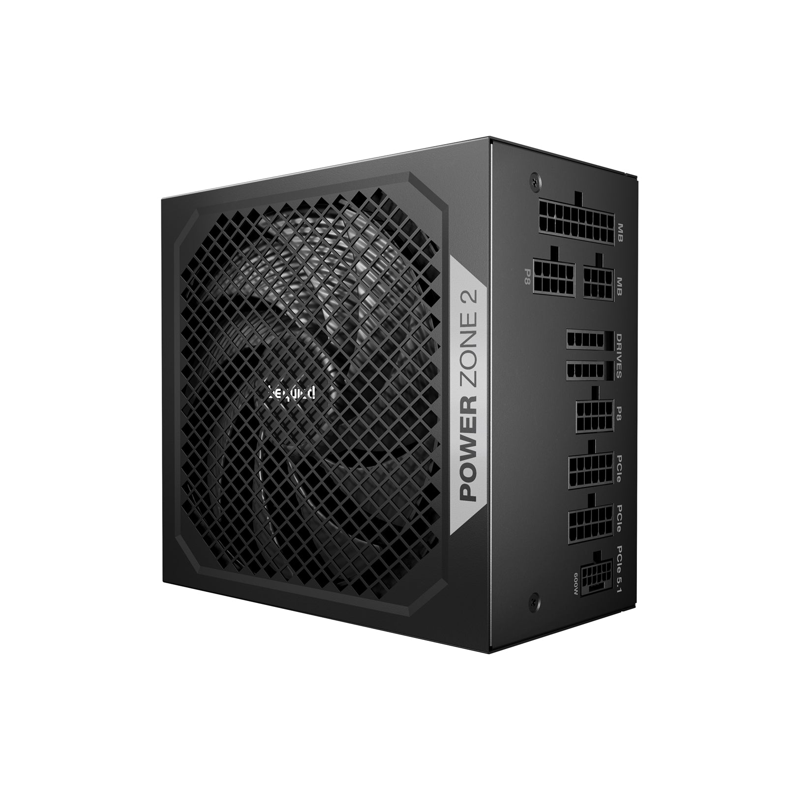 be quiet! Power Zone 2 750W PSU - 80 PLUS Platinum, Semi-Passive Cooling, Pure Wings 3 Fan, PCIe 5.1/ATX 3.1 Compatibility, 10-Year Warranty