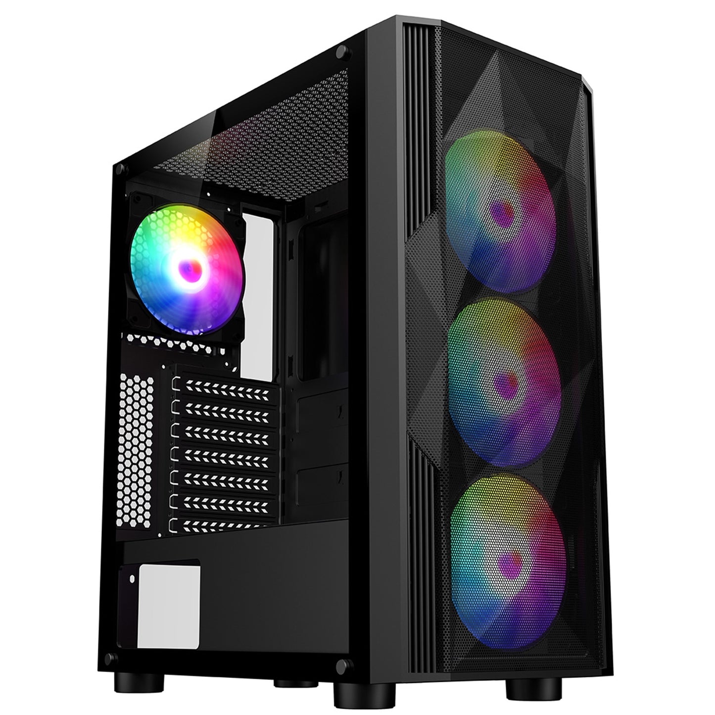 RGB Gaming Case, Intel i7 12 Core 20 Threads 3.60GHz (5.00GHz Boost) 64GB Kingston DDR4 RAM, 512GB NVMe + 2TB HDD, Wi-Fi 6 - Pre-Built System