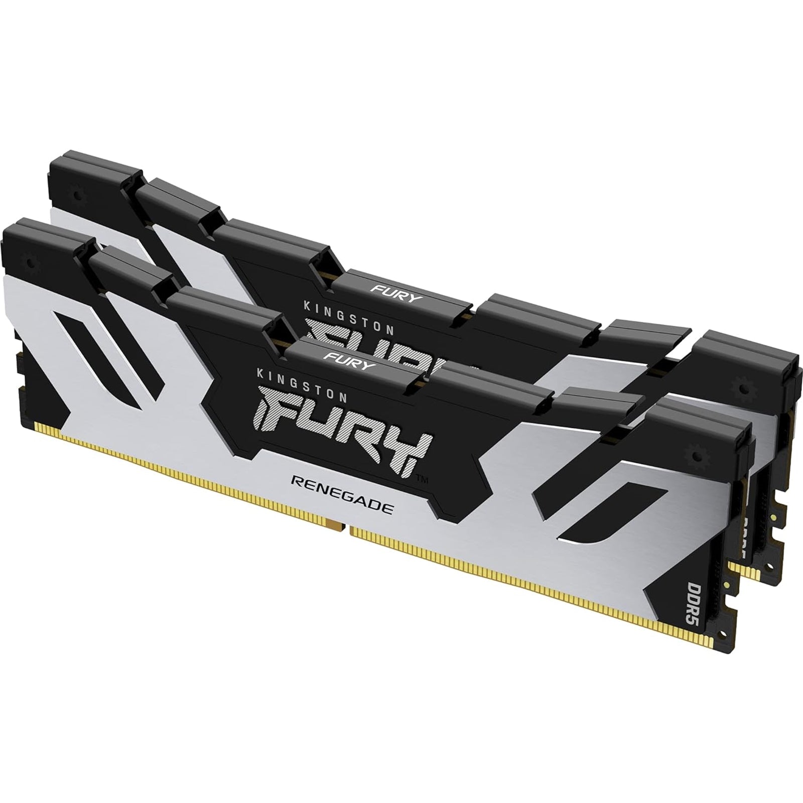 Kingston FURY Renegade KF564C32RSK2-64 64GB (32GB x2) DDR5 6400MT/s Silver/Black DIMM, AMD EXPO Certified