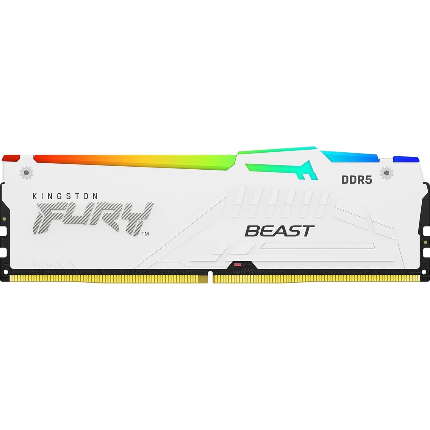 Kingston FURY Beast KF564C32BWA-32 32GB (1x32GB) RGB White System Memory, 6400MT/s, DDR5, CL32, DIMM, AMD EXPO Certified