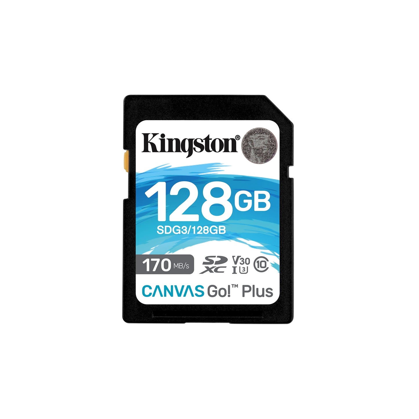 Kingston Canvas Go! Plus SDCG3/128GB 128GB Flash Card, UHS-1 (U3)