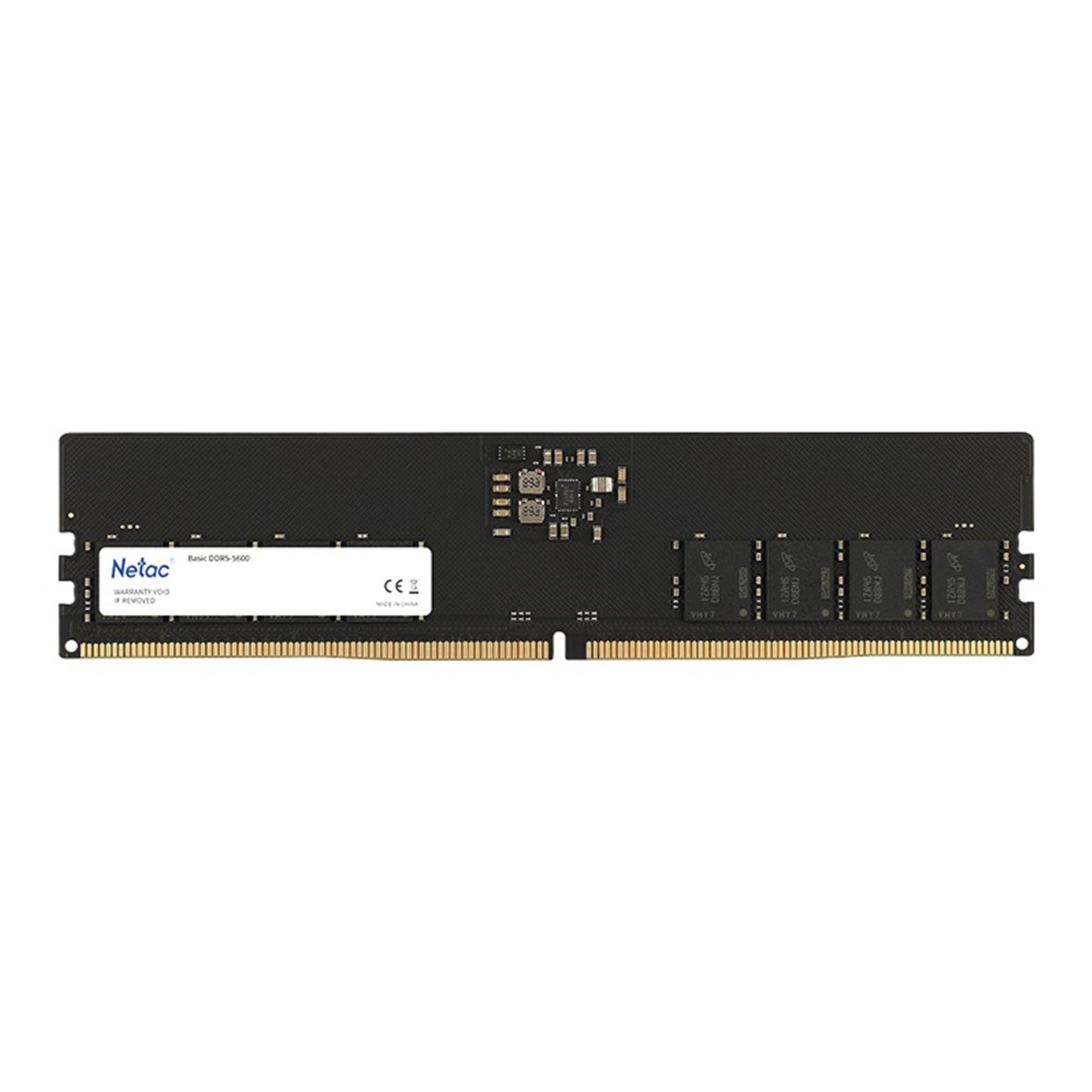 Netac NTBSD5P56SP-16 16GB DIMM System Memory, DDR5, 5600MHz, 1 x 16GB, 288 Pin, 1.35v, CL46-45-45-90 Bulk Packed