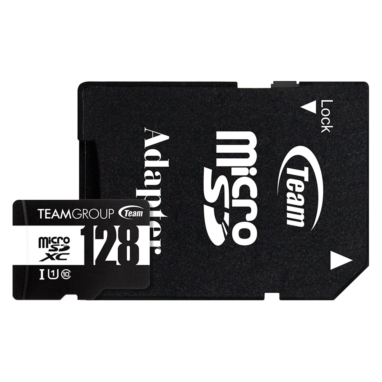 Team 128GB Micro SDXC UHS-1 Class 10 Flash Card with Adapter