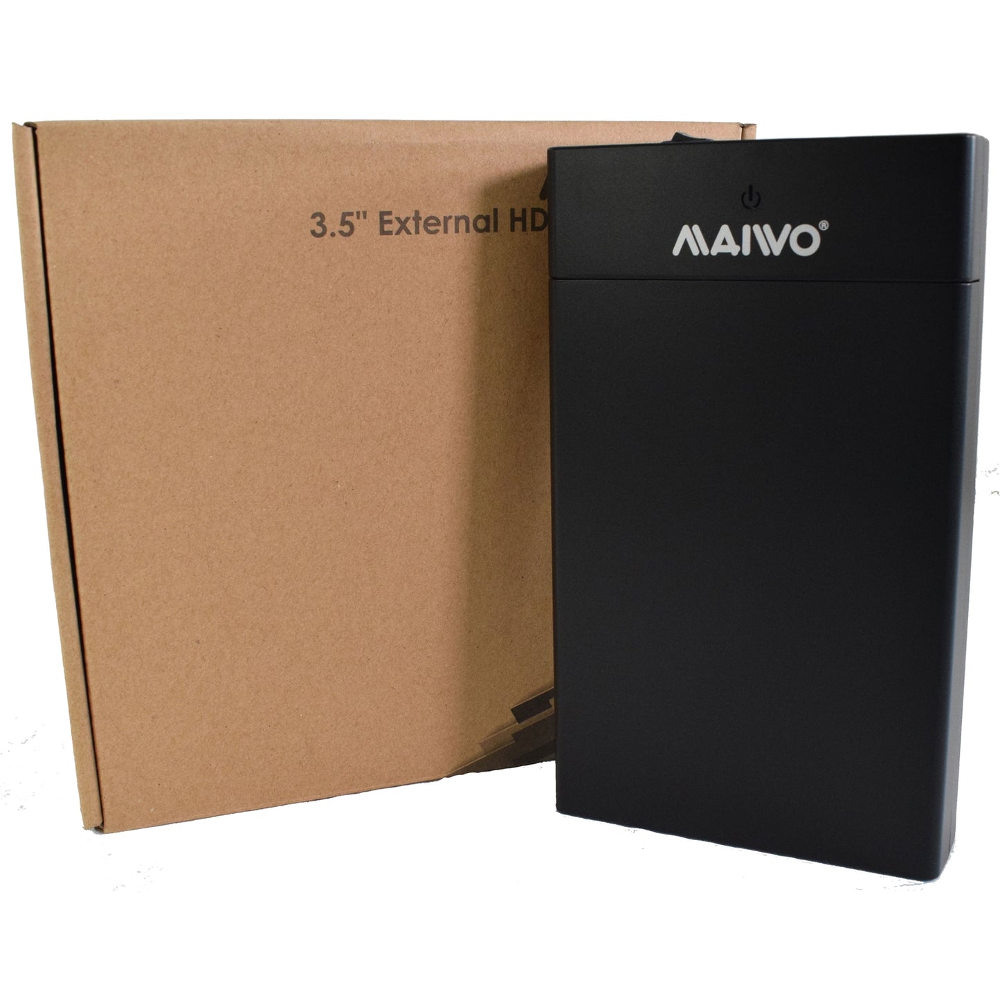 Maiwo USB 3.0 3.5" External Hard Drive Enclosure with Power Adapter