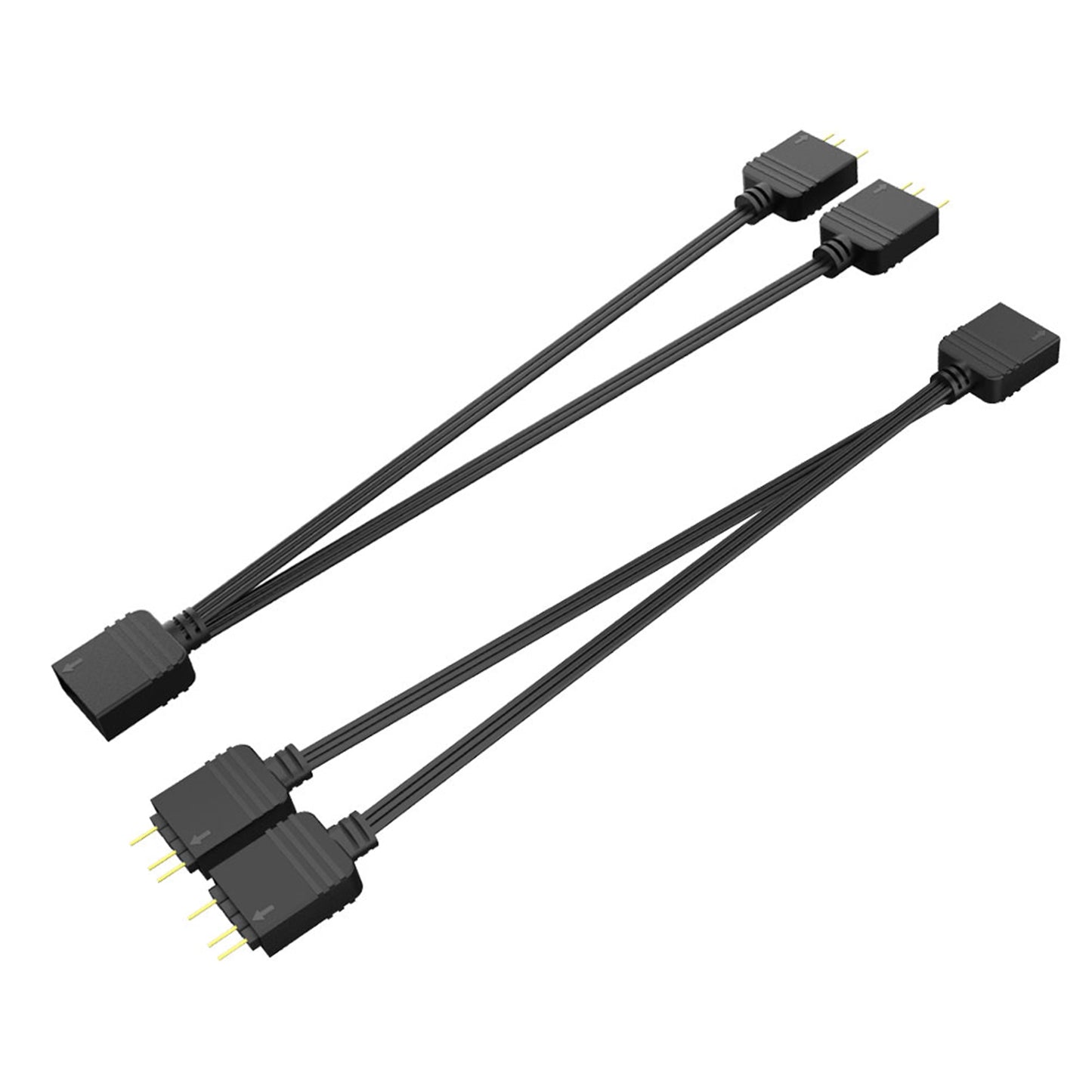 Akasa Addressable RGB LED Splitter Cable Duo Pack