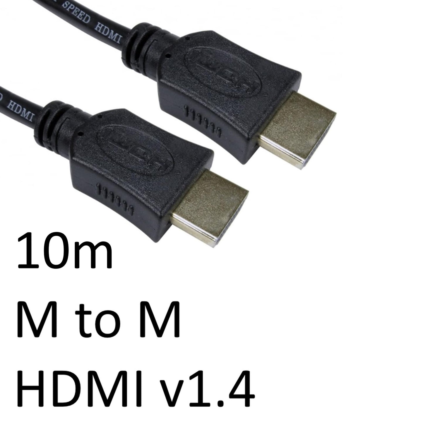 HDMI 1.4 (M) to HDMI 1.4 (M) 10m Black OEM Display Cable