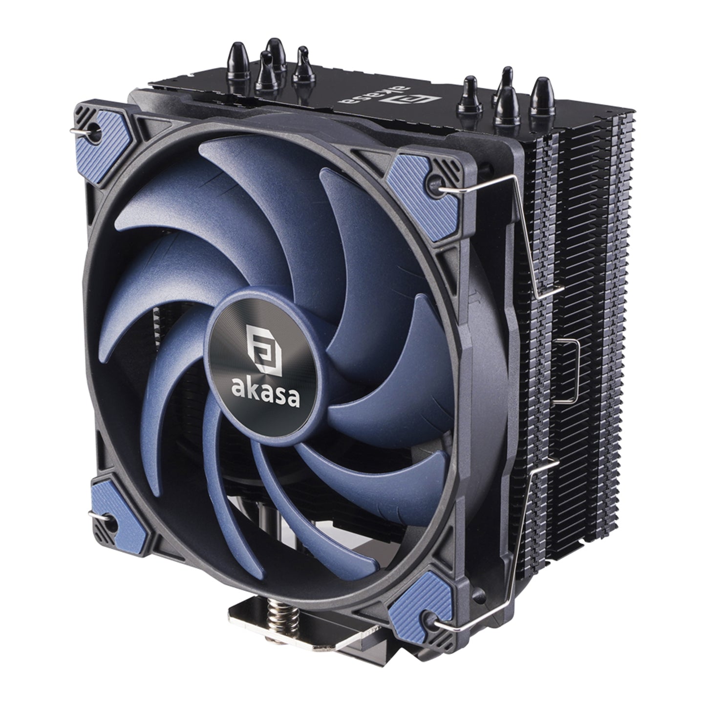 Akasa Alucia H4 Plus CPU Air Cooler, 120mm Fan, Aluminium Fins, 4x Copper Heatpipes, Intel 1700/1200,115X,2066/11, AM4