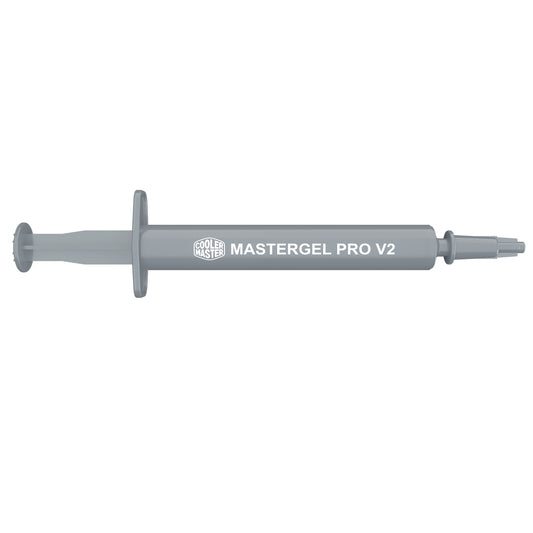 Cooler Master MasterGel Pro V2 Thermal Compound Syringe, 2.6g, Grey, Upgraded Compound for Better Heat Dissipation, High CPU/GPU Conductivity 9 W/m.k