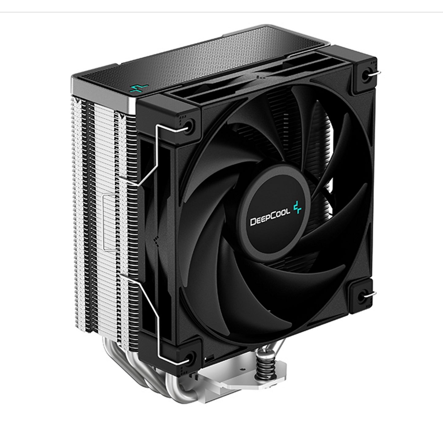 DeepCool AK400 Fan CPU Cooler, Universal Socket, High Performance 120mm Silent Hydro Bearing PWM Black Fan, 1850RPM, 4 Heat Pipes, Unique Matrix Fin Design, Black Version, Intel LGA 1700 Bracket Included