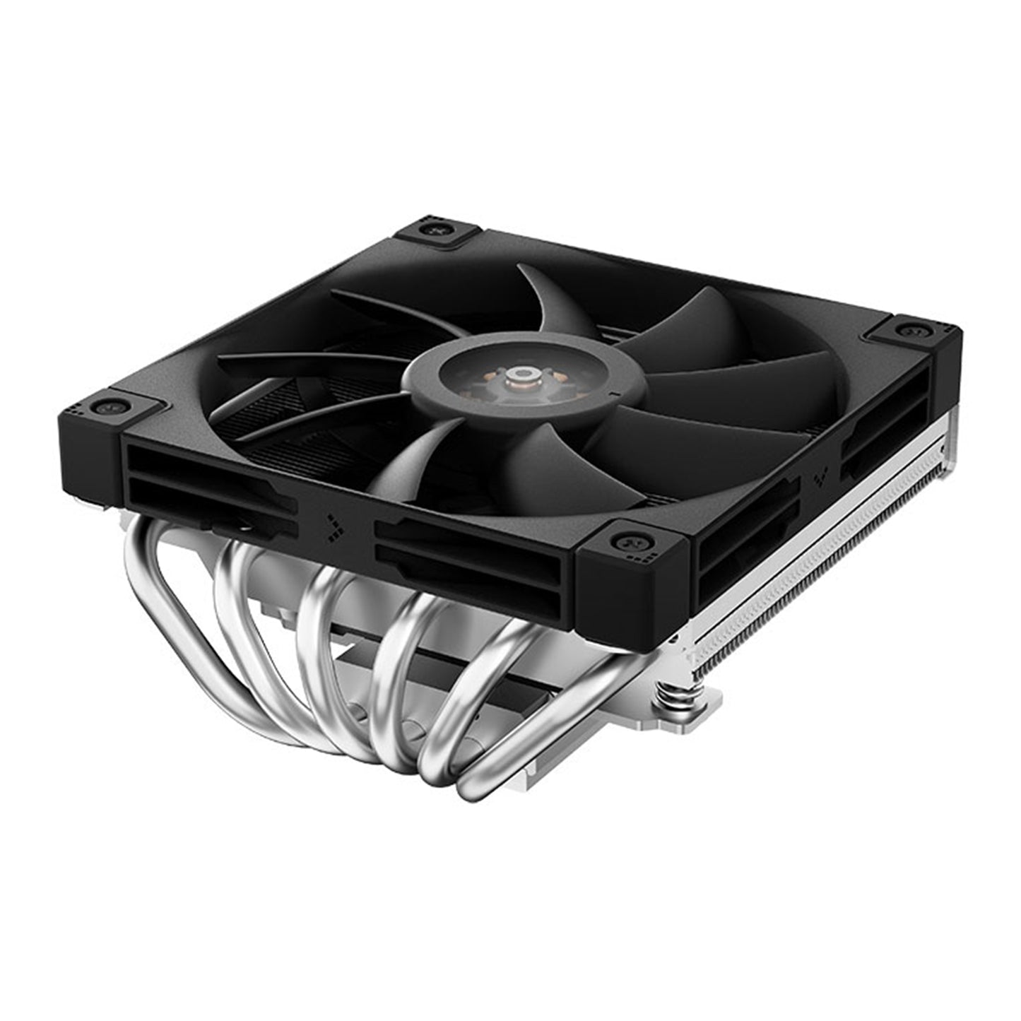 DeepCool AN600 Low-Profile CPU Cooler, 1x 120mm PWM Fans, Aluminium Fins, Copper Base, 6x Heatpipes, Intel/AMD, White