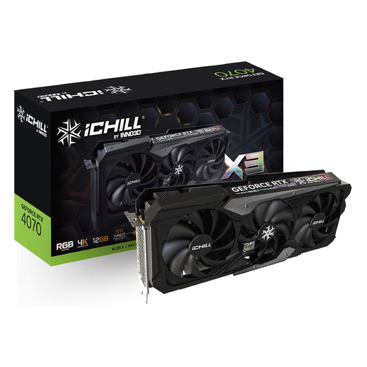 Inno3D Nvidia GeForce RTX 4070 ICHILL X3 Graphics Card