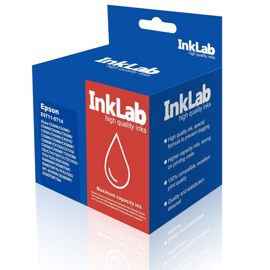 InkLab 711-714 Epson Compatible Multipack Replacement Ink