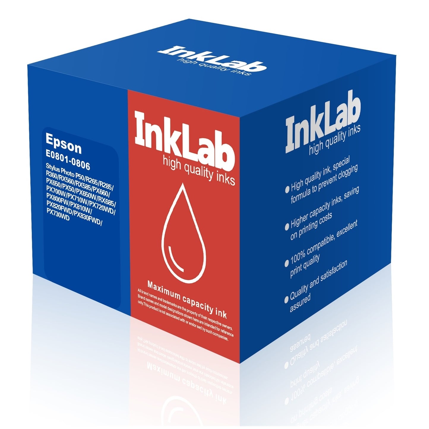 InkLab 801-806 Epson Compatible Multipack Replacement Ink