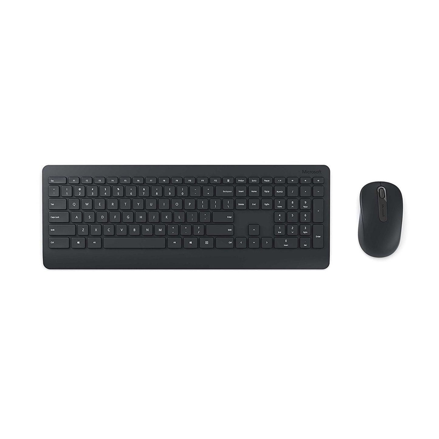 Microsoft Desktop 900 Wireless Keyboard and Mouse, 2.4 GHz, Ambidextrous Optical Mouse, Full-Size Keyboard, Compatible with Windows, Mac and Android, QWERTY UK English Layout, Black