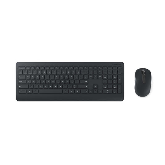 Microsoft Desktop 900 Wireless Keyboard and Mouse, 2.4 GHz, Ambidextrous Optical Mouse, Full-Size Keyboard, Compatible with Windows, Mac and Android, QWERTY UK English Layout, Black