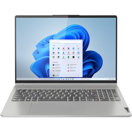 Lenovo IdeaPad Flex 5 16ALC7 Laptop, 16 Inch WUXGA IPS Touchscreen, AMD Ryzen 5 5500U Processor, 8GB RAM, 512GB M.2 NVMe SSD PCIe 3.0 x4, Radeon Graphics, Windows 11 Home S