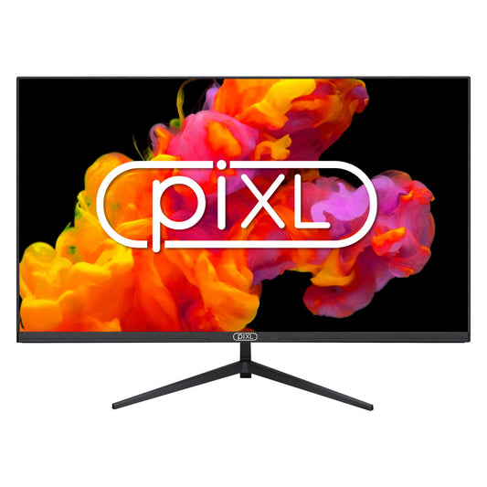 piXL CM32F4 32 Inch Frameless Monitor, Widescreen IPS LCD Panel, Full HD 1920x1080, 4ms Response Time, 60Hz Refresh, Display Port / HDMI, 16.7 Million Colour Support, VESA Wall Mount, Black Finish