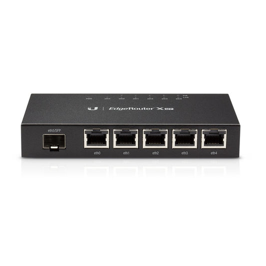 Ubiquiti ER-X-SFP EdgeRouter X SFP 5 Port Passive-PoE Gigabit Wired Router