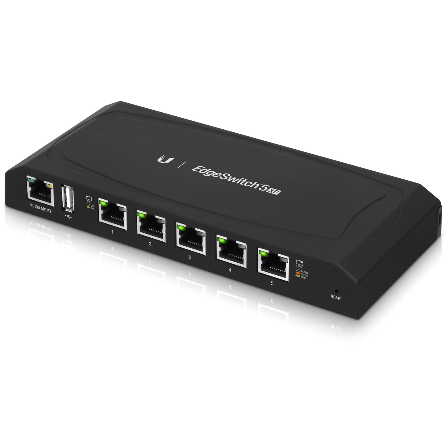 Ubiquiti ES-5XP EdgeSwitch XP 5 Port Industrial 24V Passive POE Gigabit Network Switch