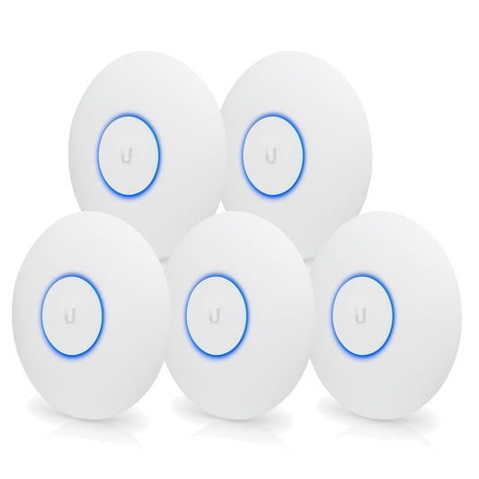 Ubiquiti UAP-AC-PRO-5 UniFi AP AC PRO Wireless AC1750 Dual Band PoE Access Point (5 Pack)