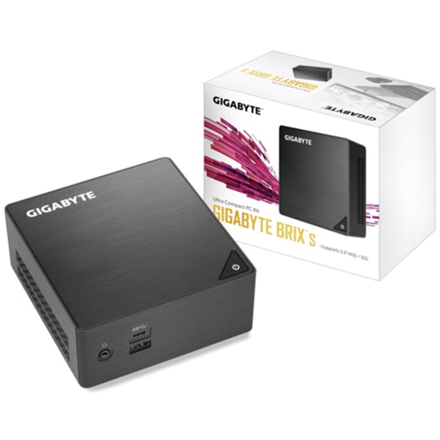 Gigabyte BRIX 4105 Barebone Ultra Compact PC, Intel Celeron J4105, 2x DDR4 SO-DIMM, M.2, HDMI, mini DP, Wi-Fi , Without OS