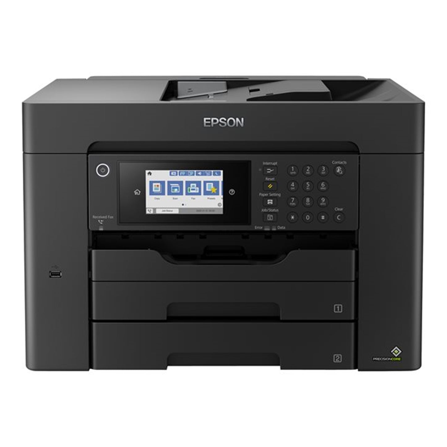 Epson WorkForce C11CH67401 WF-7840DTWF Inkjet Printer, A3, Colour, Wireless, All-in-One, inc Fax, Network, 10.9cm Colour Touch Screen